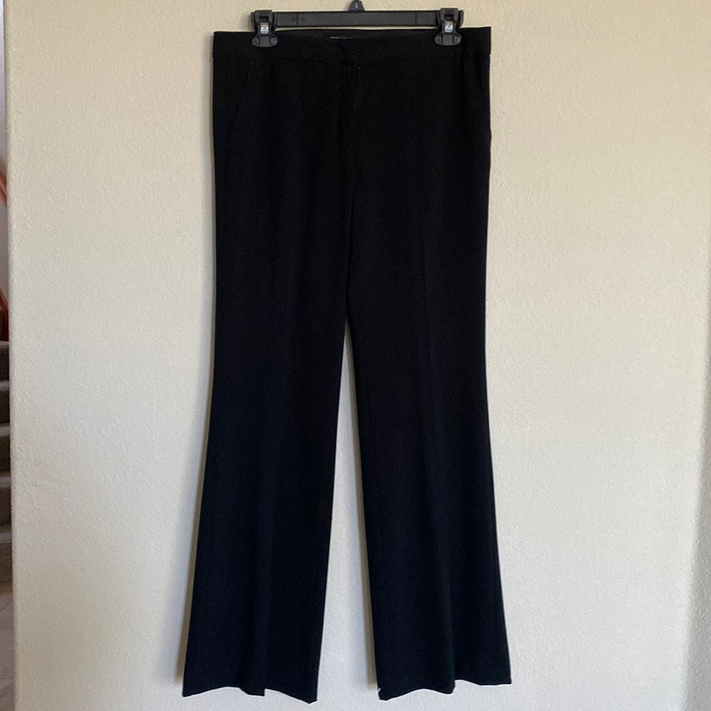 Black straight leg trouser